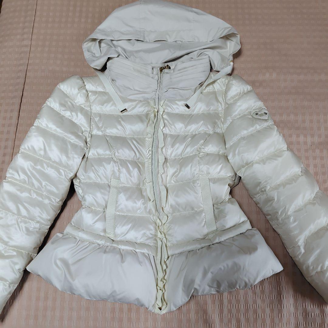 カタログ掲載❤️ホワイトダウンジャケット フード付き❤️未使用