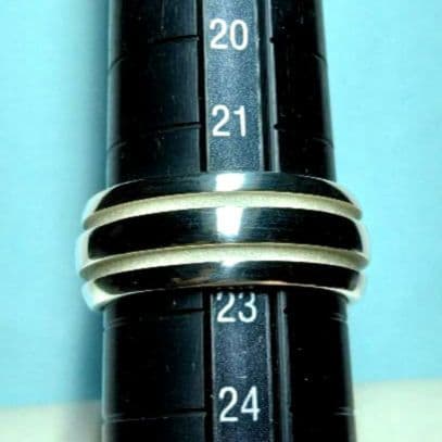 ティファニーグルーブドリング 22.5号　新品仕上げ　無傷未使用に近い