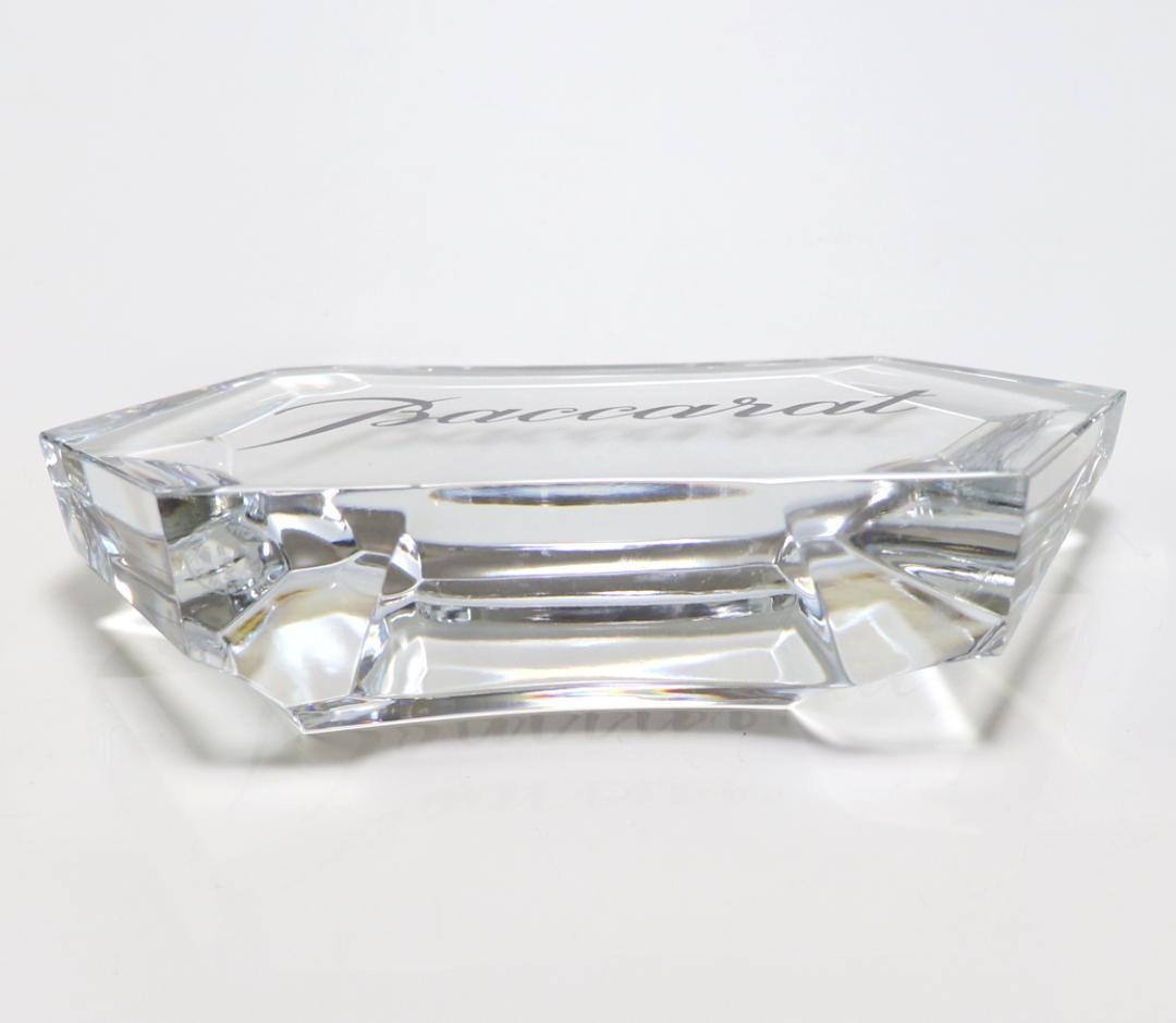 バカラ ロゴ プロモーションオブジェ 非売品 多面体カット ディスプレイスタンド