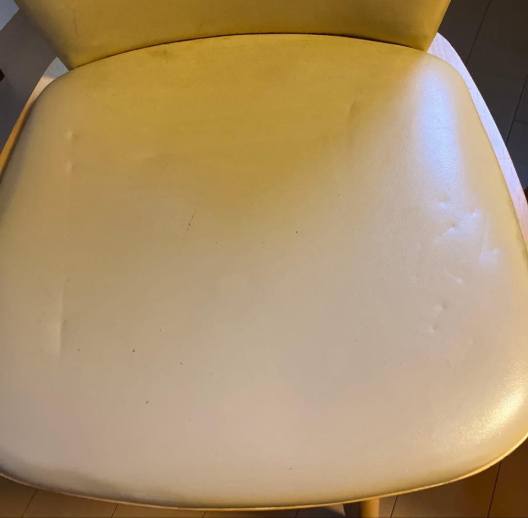 回転椅子　東洋家具　2脚セットTOYO FURNITURE 黄色　アンティーク