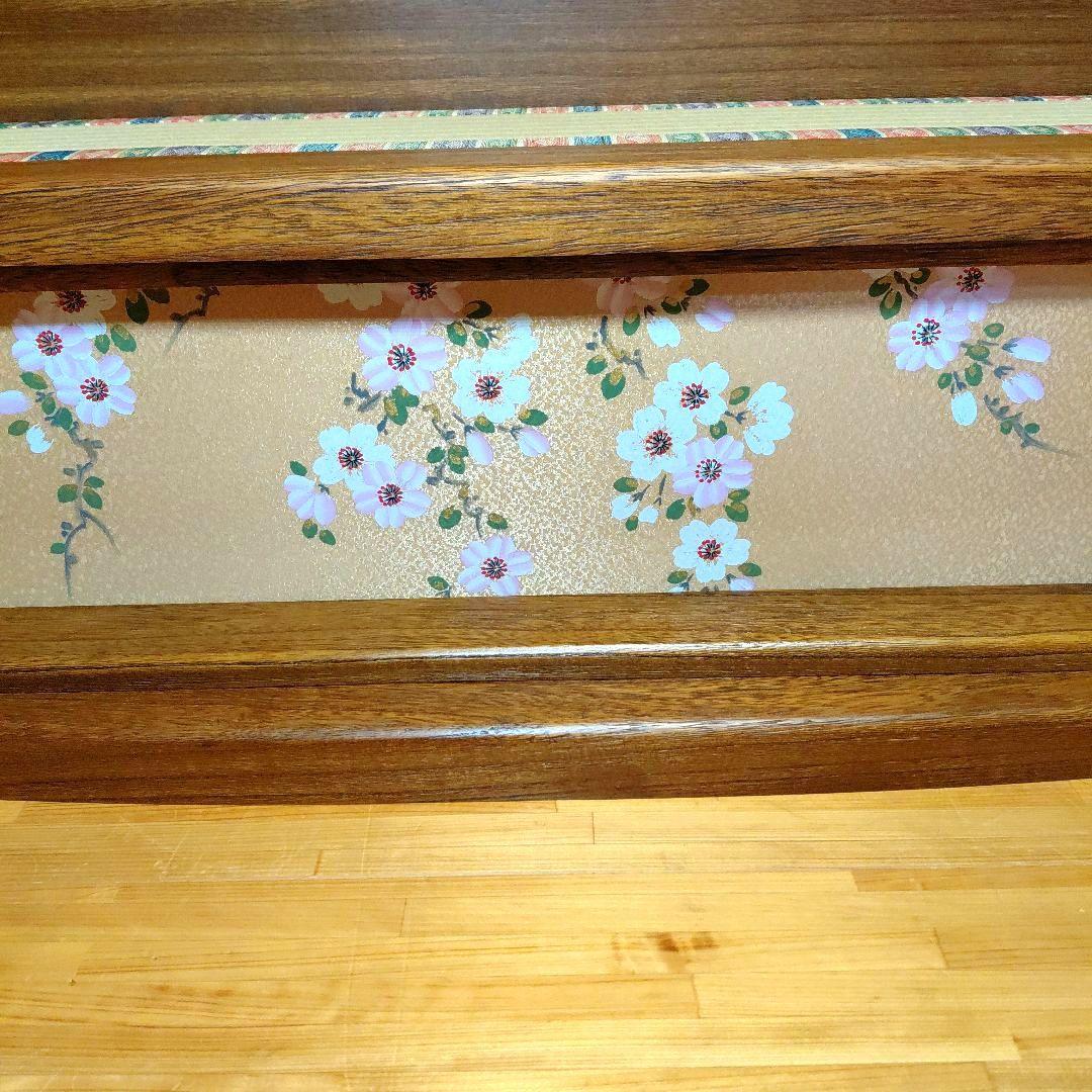 雛人形 三段飾り台 手描桜