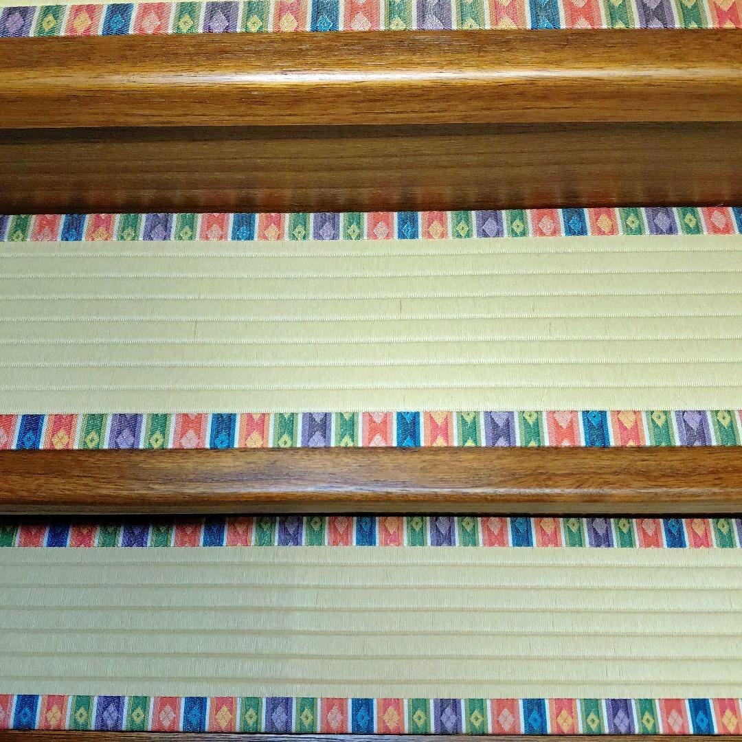 雛人形 三段飾り台 手描桜