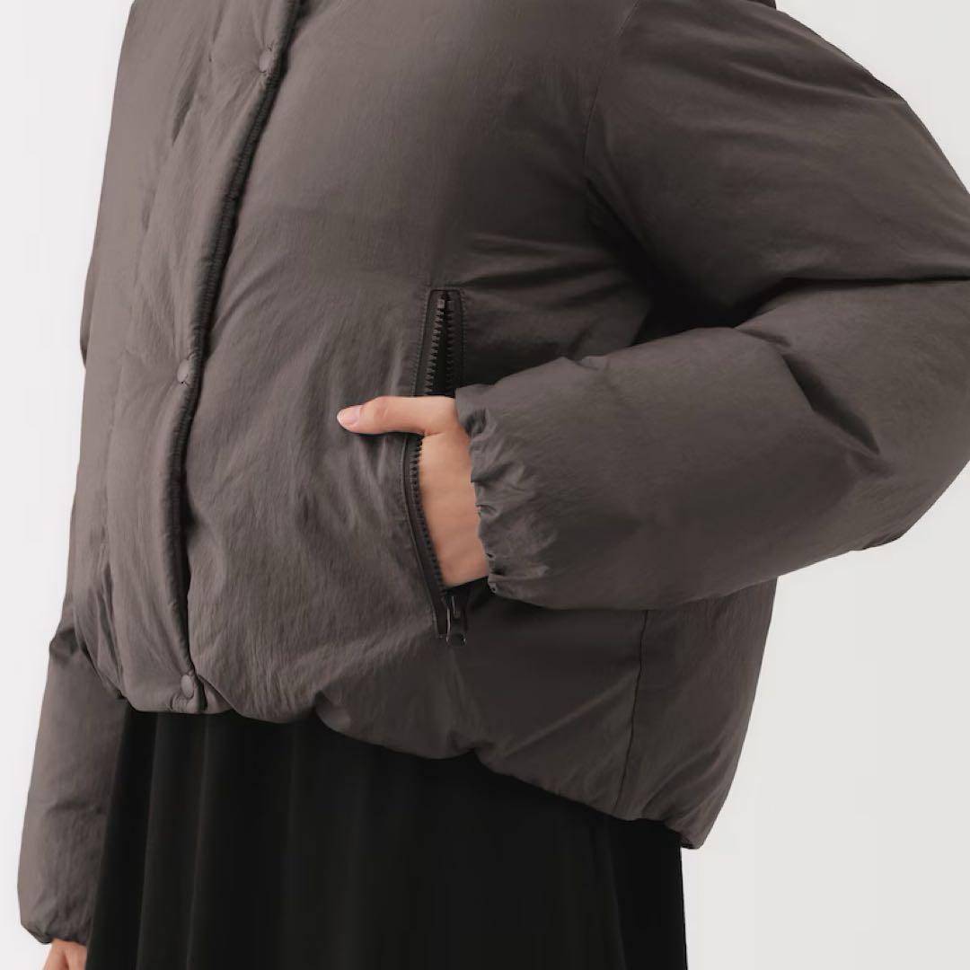 【25AW✨未使用タグ付】MUJI Labo ダウンショートジャケット L モカ