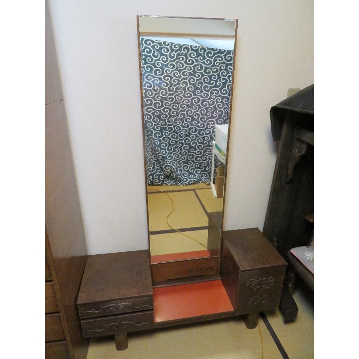 レトロ 昭和風 アンティーク 鏡台
