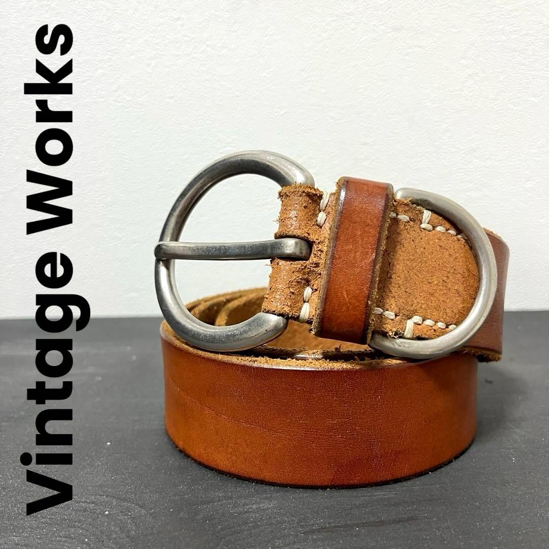 《Vintage Works》リングレザーベルト 117223
