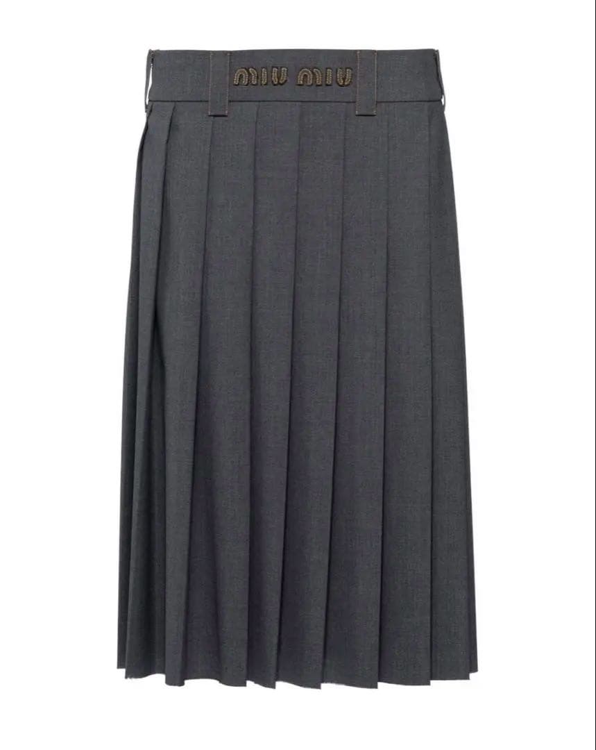 MIUMIU ミュウミュウ プリーツスカート