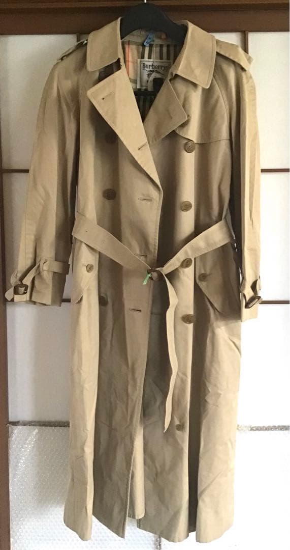 〈ビンテージ〉Burberrys トレンチコート ベージュ・チェック柄裏地