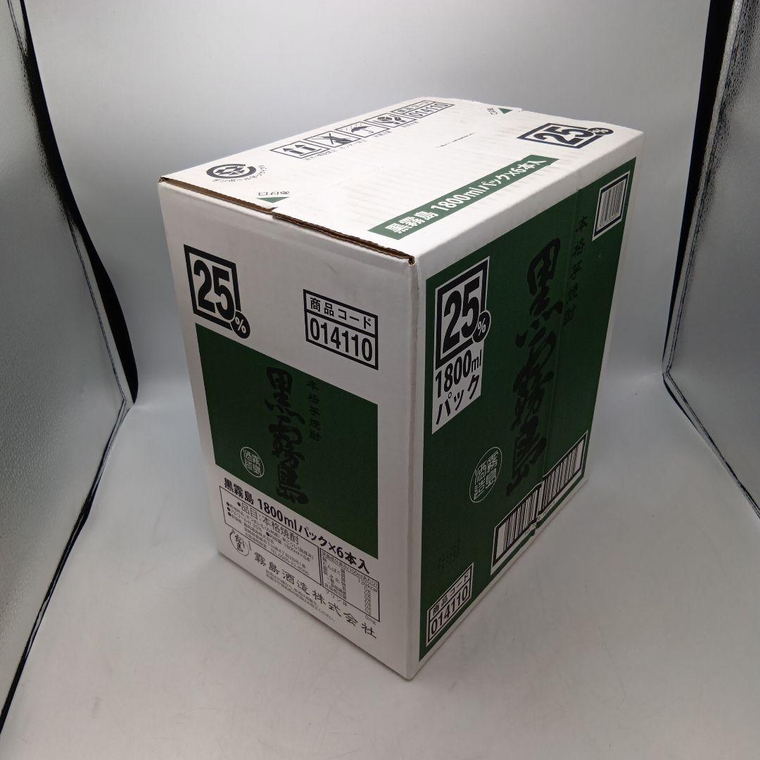 ① 黒霧島 1800ml 6本入り 本格焼酎 25％
