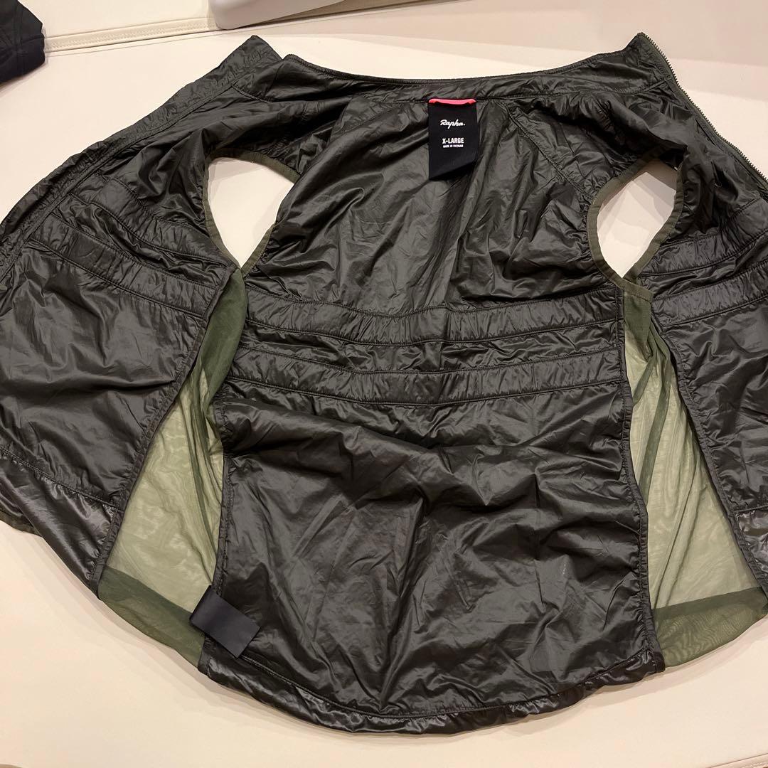 【美品】Rapha ブルベ　インサレーティッド　ジレ（メンズXL）