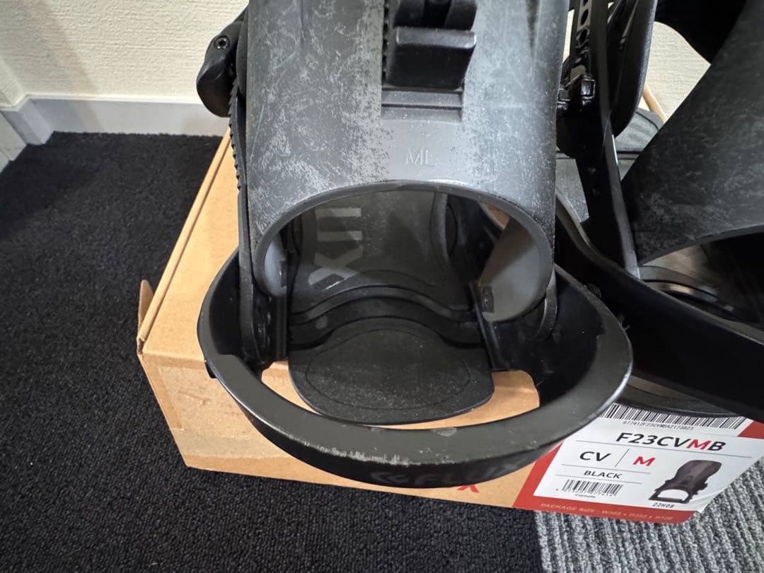 FLUX F23CVMB ビンディング M ブラック　スノーボード