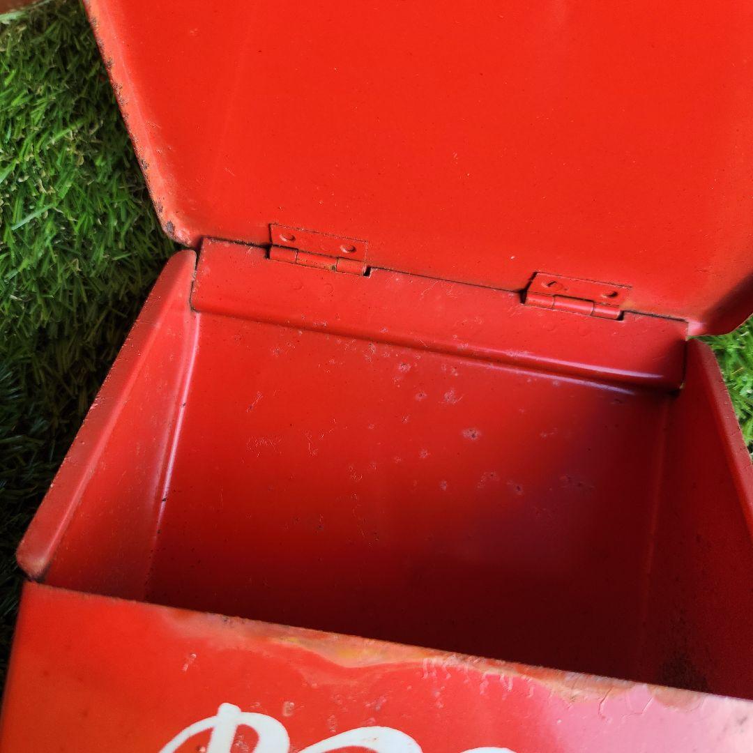 当時物　昭和レトロ　郵便受け　ポスト赤 サビ ジャンクガーデン