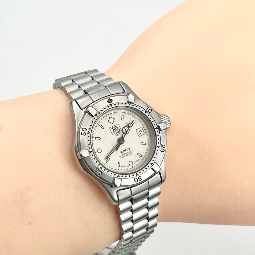 美品✨　タグホイヤー　プロフェッショナル　962.208 グレー文字盤　腕時計