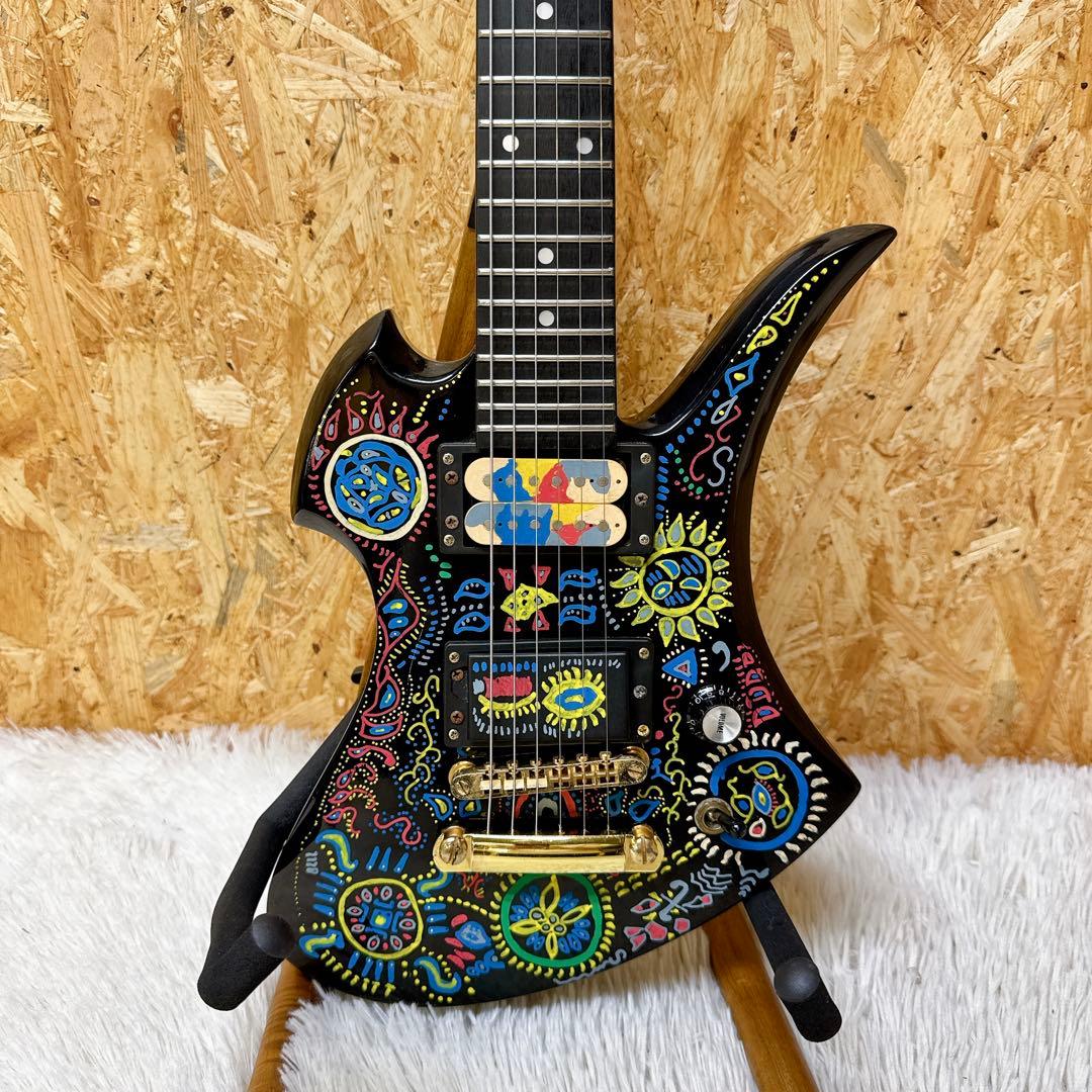 ミニモッキンバードタイプ ペイント ブランド不明 ミニギター 子供