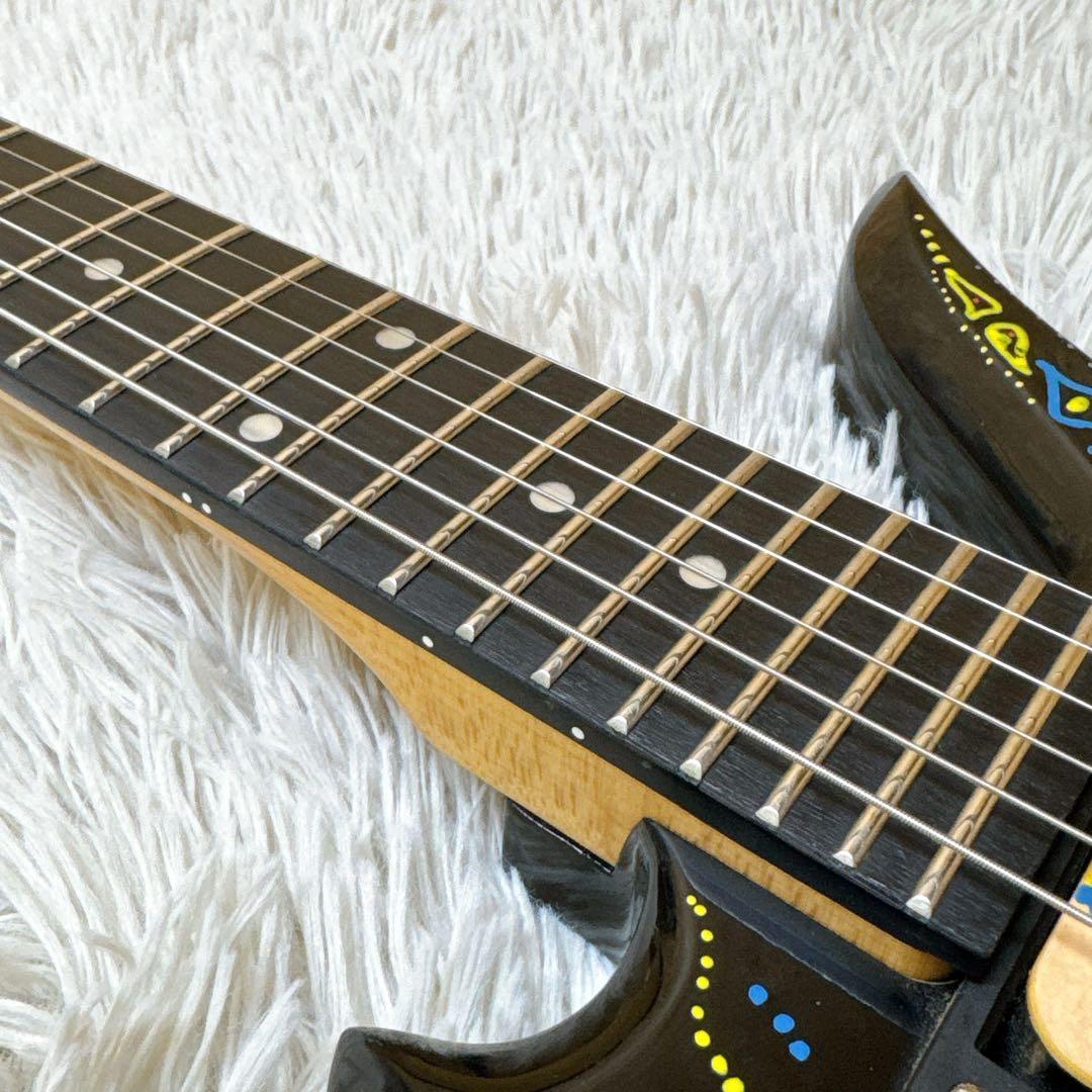 ミニモッキンバードタイプ ペイント ブランド不明 ミニギター 子供