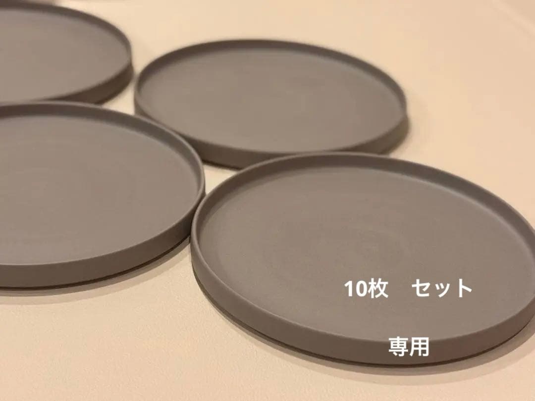 moriyama 森山硝子店　モリヤマ ラウンドトレー　10枚　セット