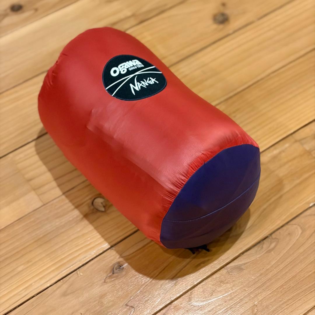 美品 NANGA Ogawa別注 封筒型シュラフ400STD