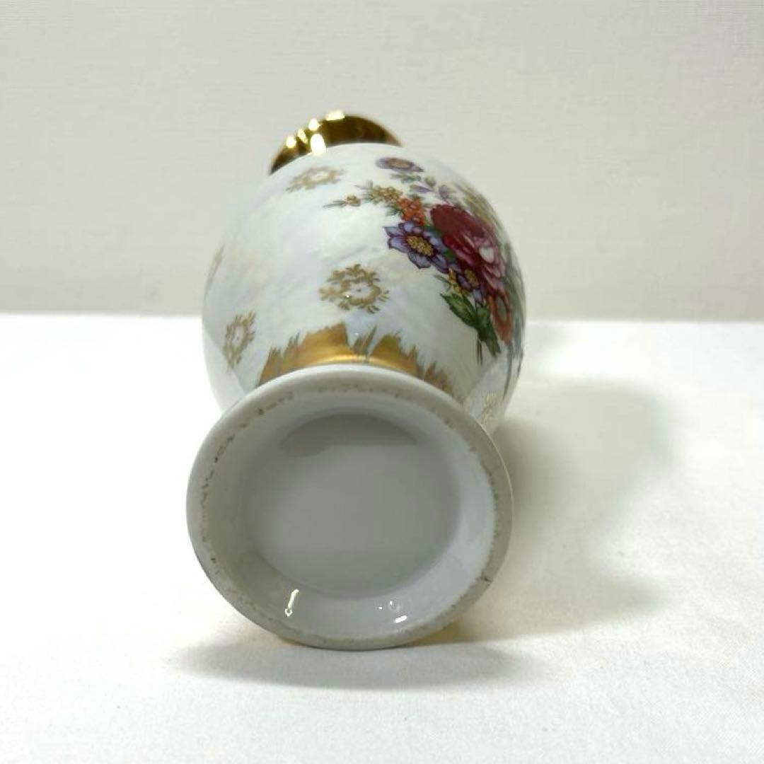 花柄 陶器 ピッチャー 水差し 花瓶