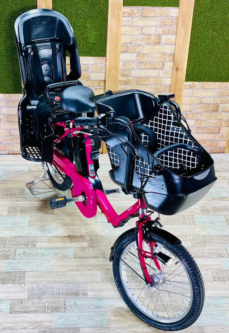 ハッピーピンク！ パナソニック ギュット子供乗せ電動アシスト自転車 ZH2858