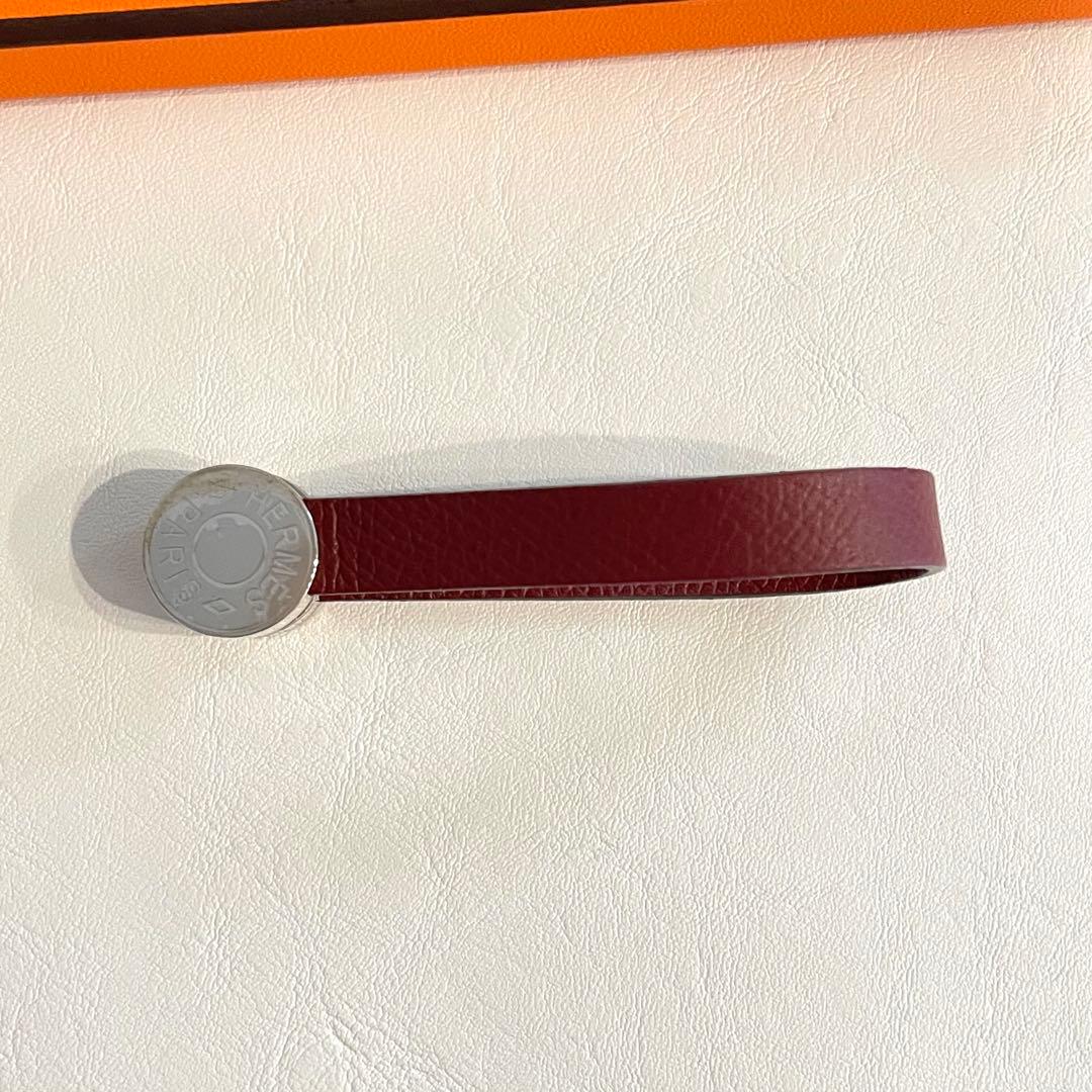 極美品　エルメス　グローブホルダー　セリエ　ブラウン　手袋　小物　レザー　革