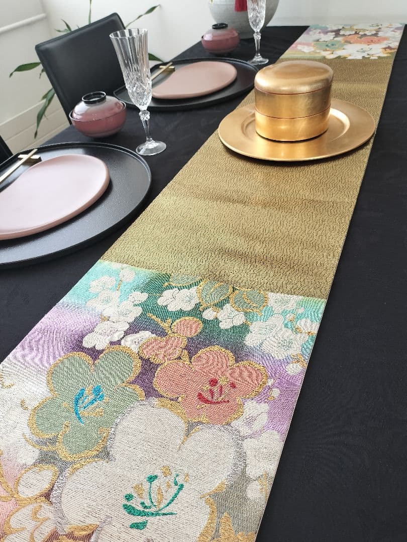 A962★逸品‼️春♡‼️ひな祭り‼️テーブルランナー2m16cm