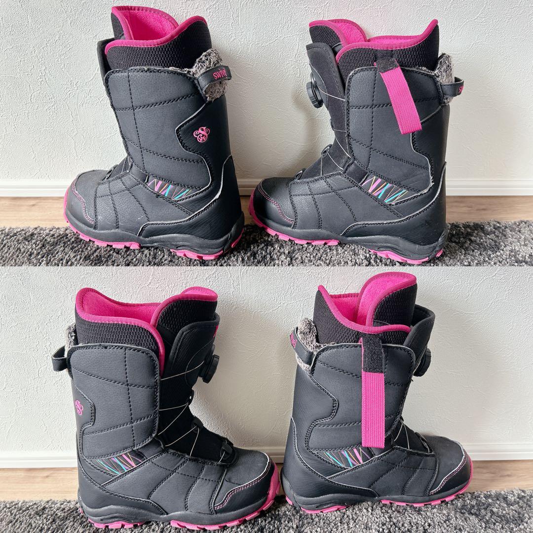 ELAN mirror 138cm スノーボード 3点セット