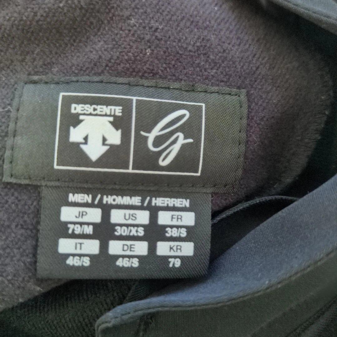 デサントゴルフ DESCENTE GOLF ブラック メンズパンツ М 中綿 冬