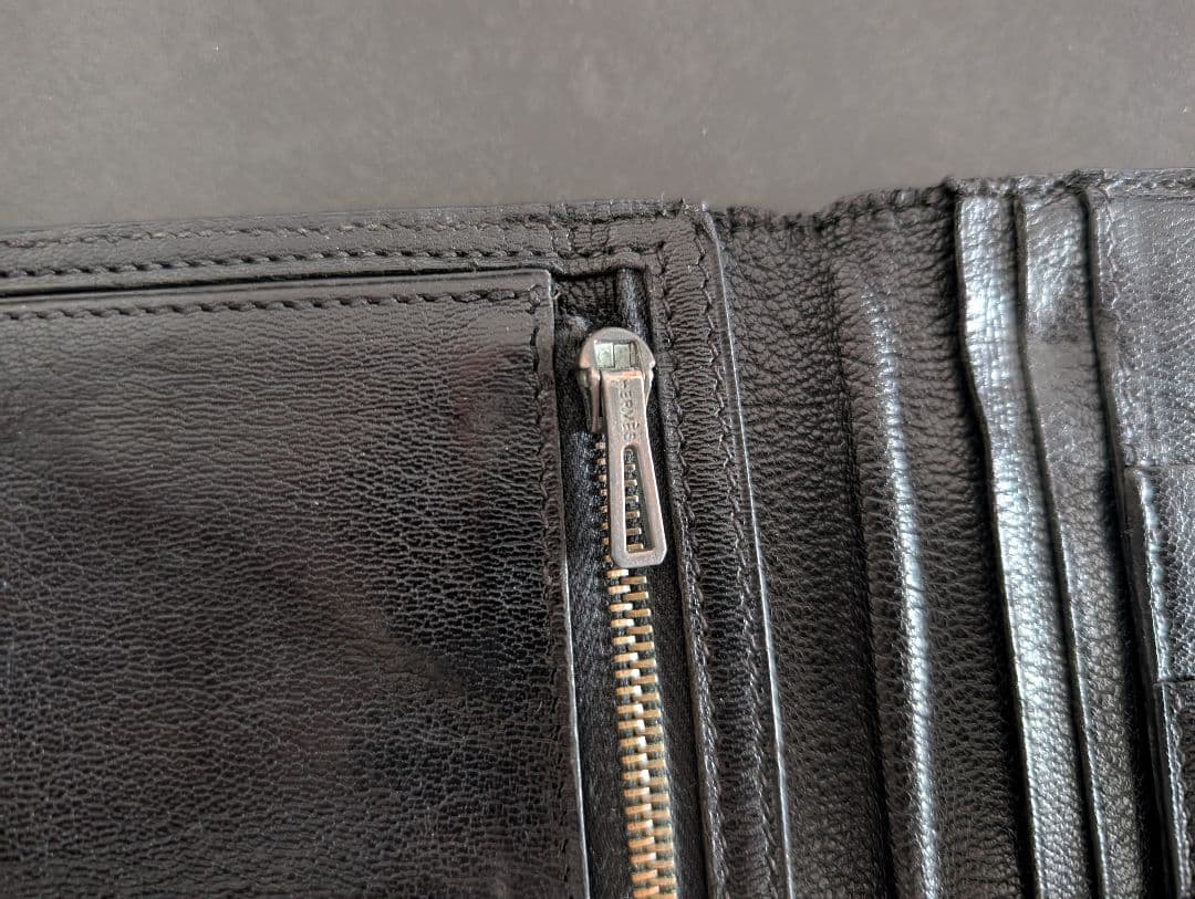 HERMES エルメス 長財布 ベアン リザード