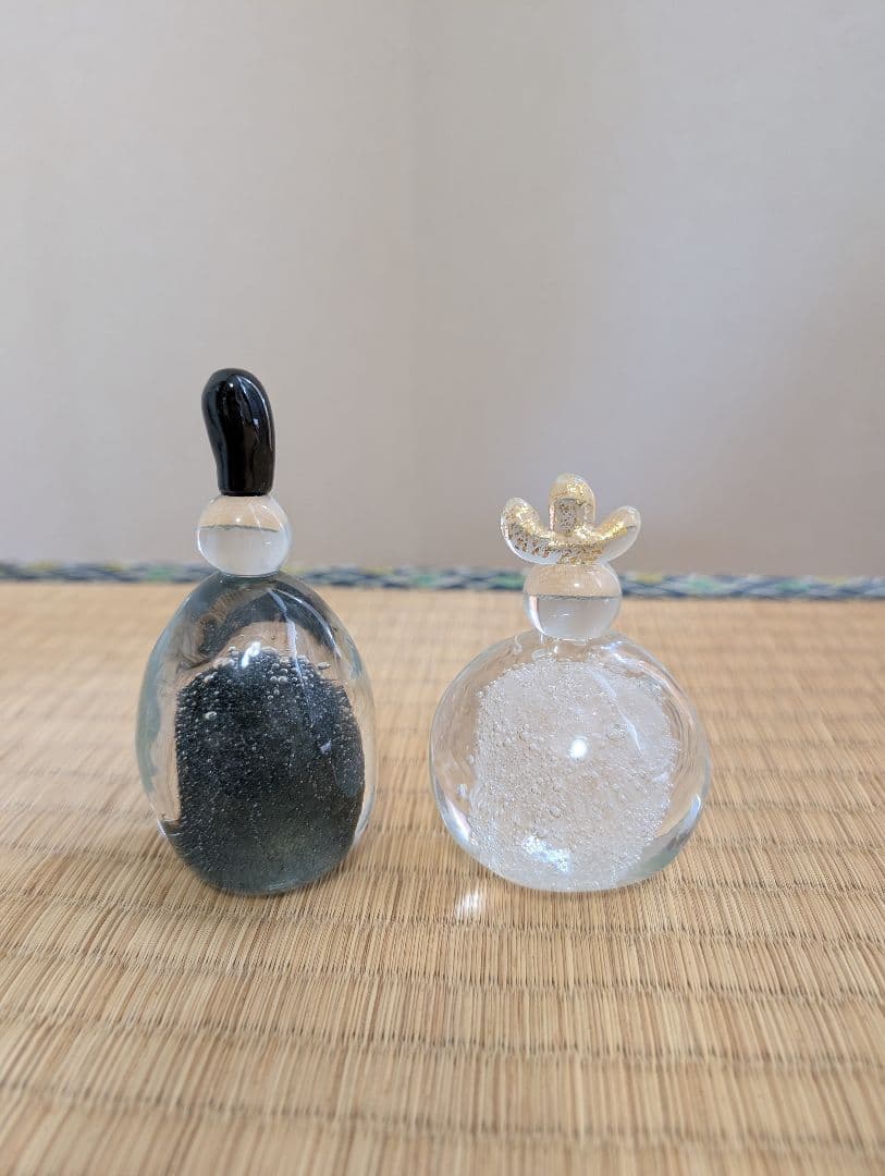 【SALE】ガラスのお雛様（ワタナベサラさん）