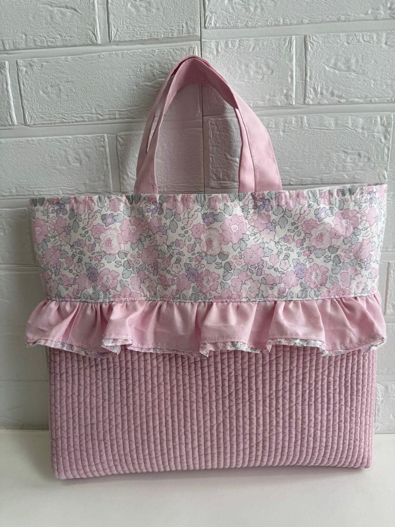 【プロフ必読！】りゅうまる　リバティ　レッスンバッグ　入園　入学　上履き袋