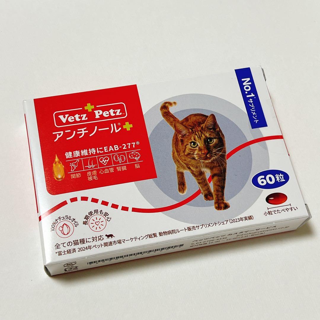 未開封　アンチノール プラス 猫用 60粒 1箱