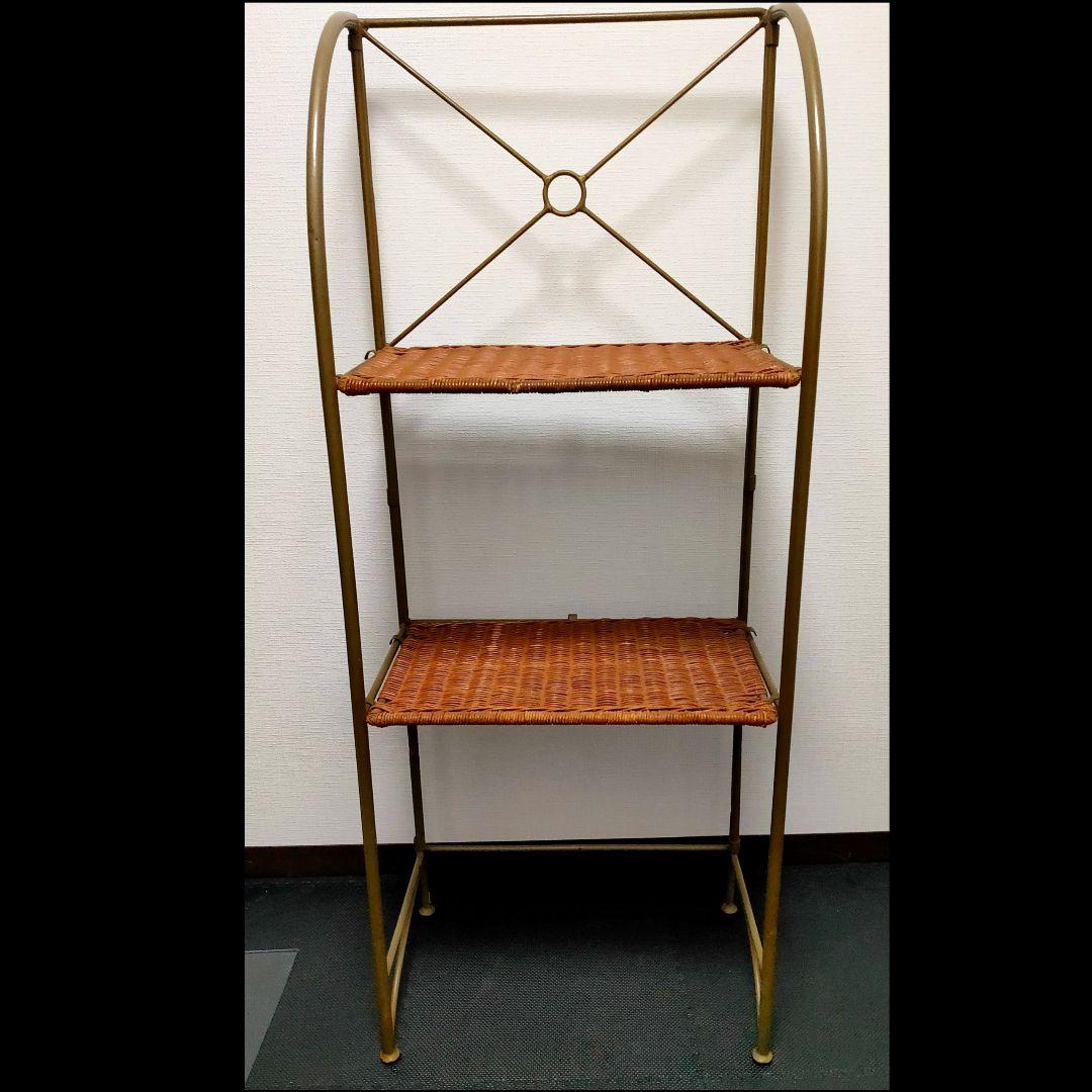 木製ラック・ウッドラック 612.Antique Iron Shelf Indonesia