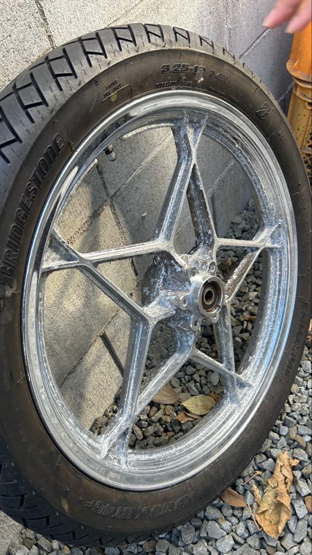 スズキ系ホイール gsx400f gs400 フロントリア