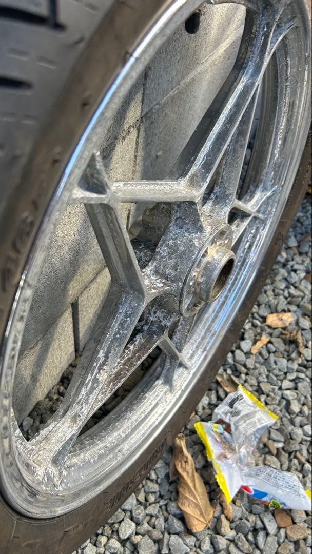 スズキ系ホイール gsx400f gs400 フロントリア