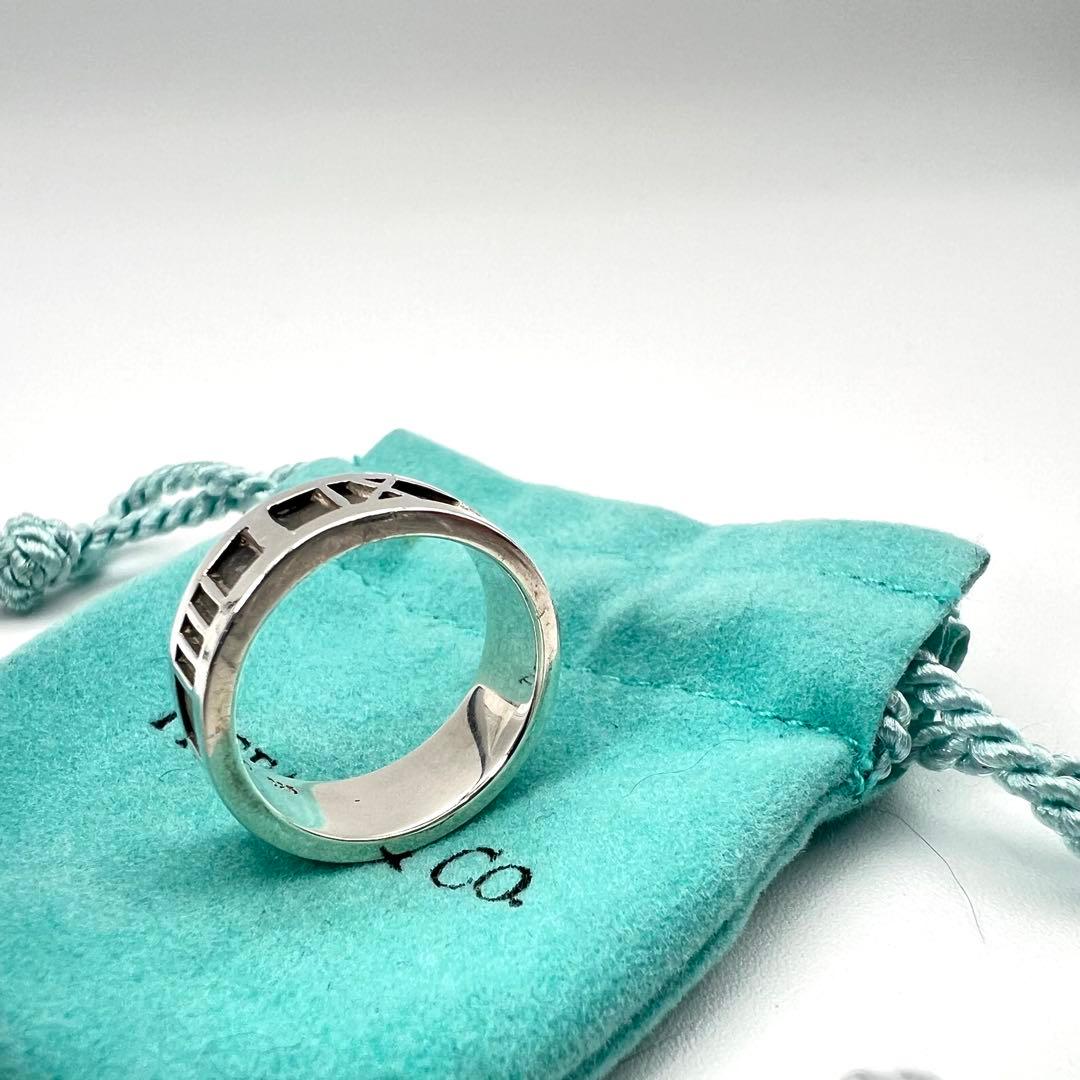 【美品】TIFFANY&Co. ティファニー アトラス リング 1995 平打ち