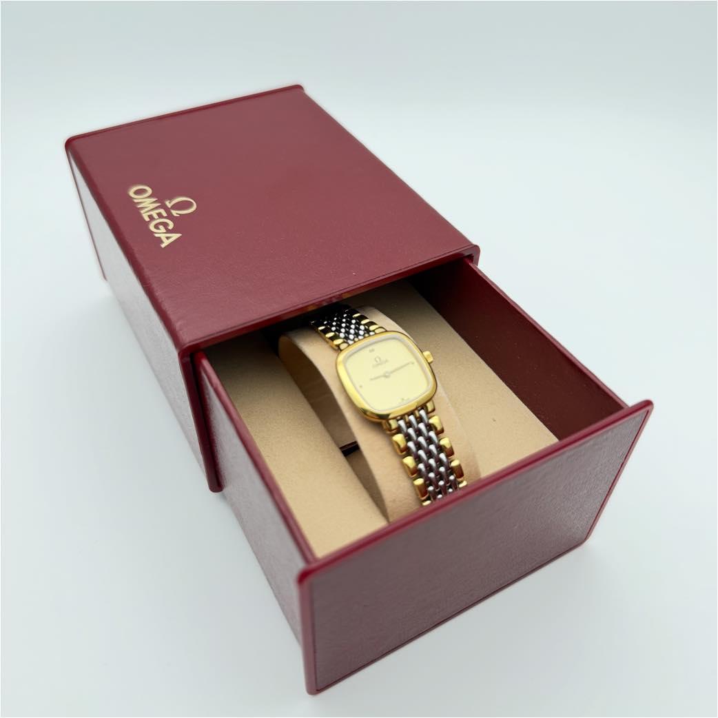 OMEGA De Ville SS GP QZ シャンパン文字盤 稼働 コンビ