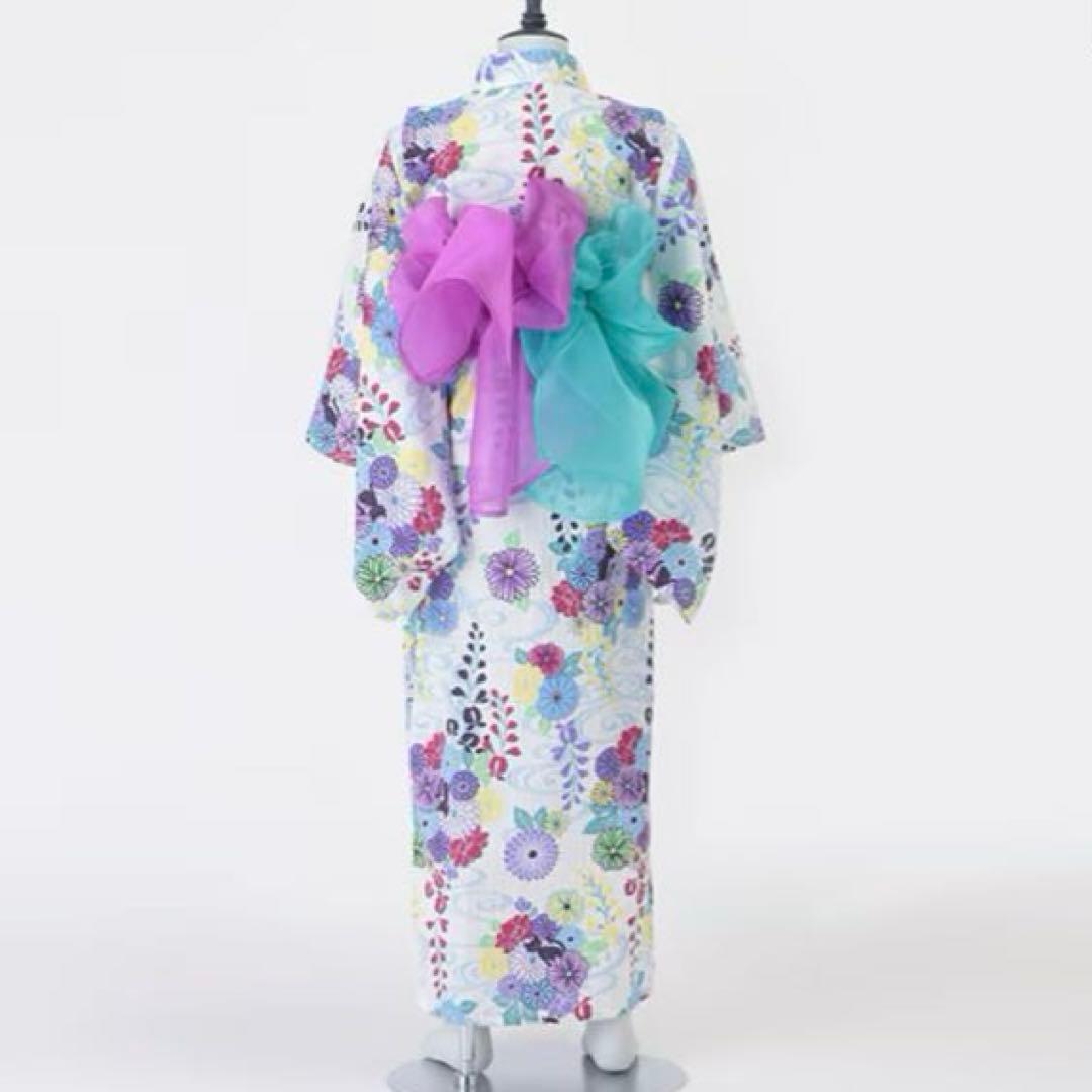 アナスイミニ　レトロ花柄浴衣　150