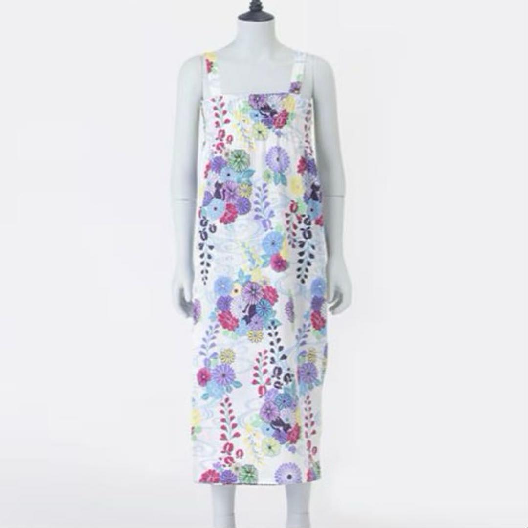 アナスイミニ　レトロ花柄浴衣　150