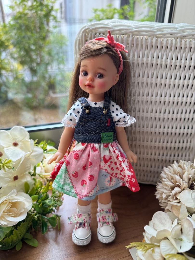 パオラドール ジャンバースカート、Tシャツ2点セット