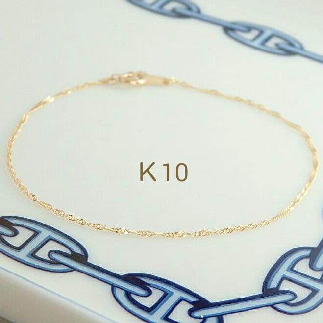 ぴっぴ　k18リング　チェーンリング　k10ブレスレット　スクリュー