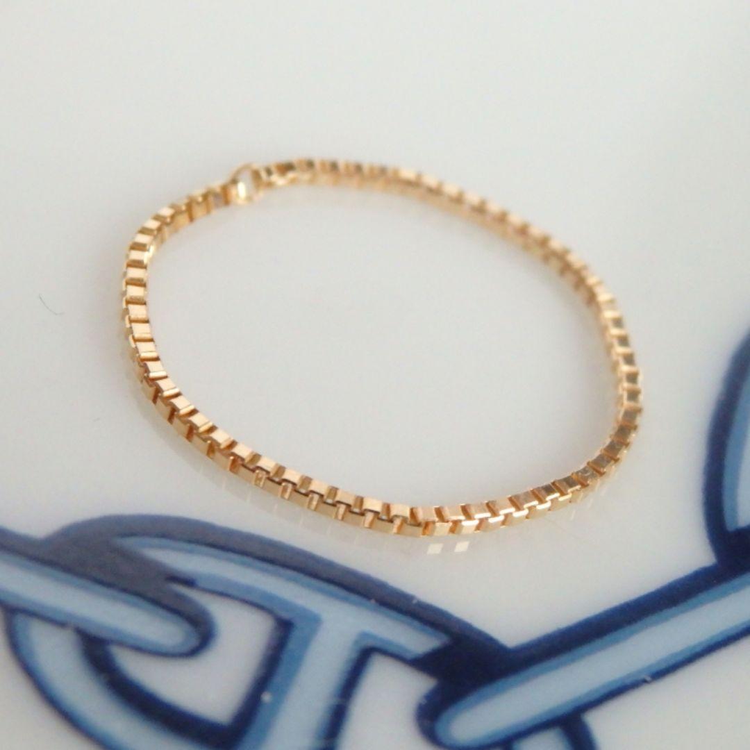 ぴっぴ　k18リング　チェーンリング　k10ブレスレット　スクリュー