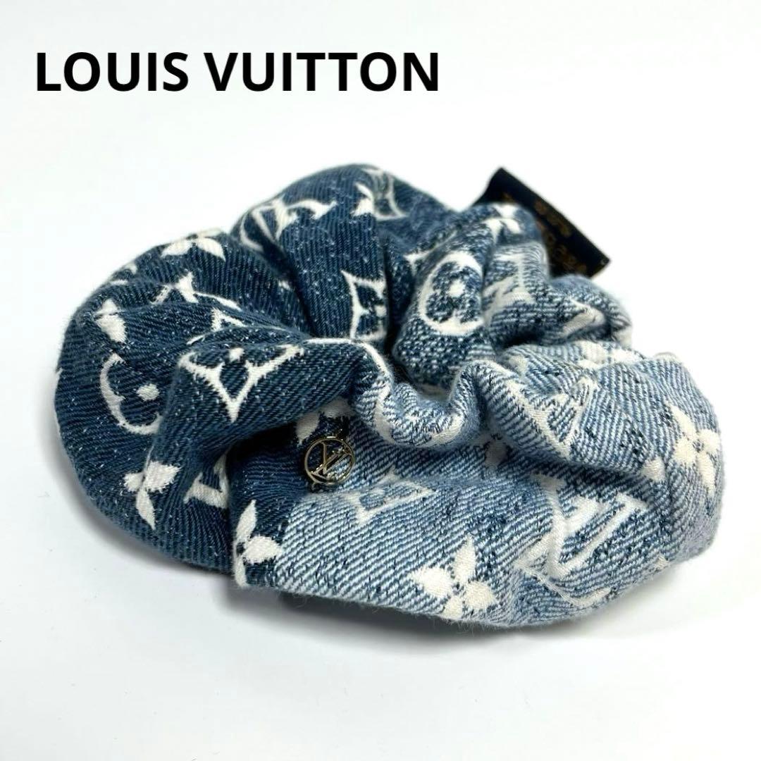 未使用級✨正規品 LOUIS VUITTON デニムシュシュ モノグラム