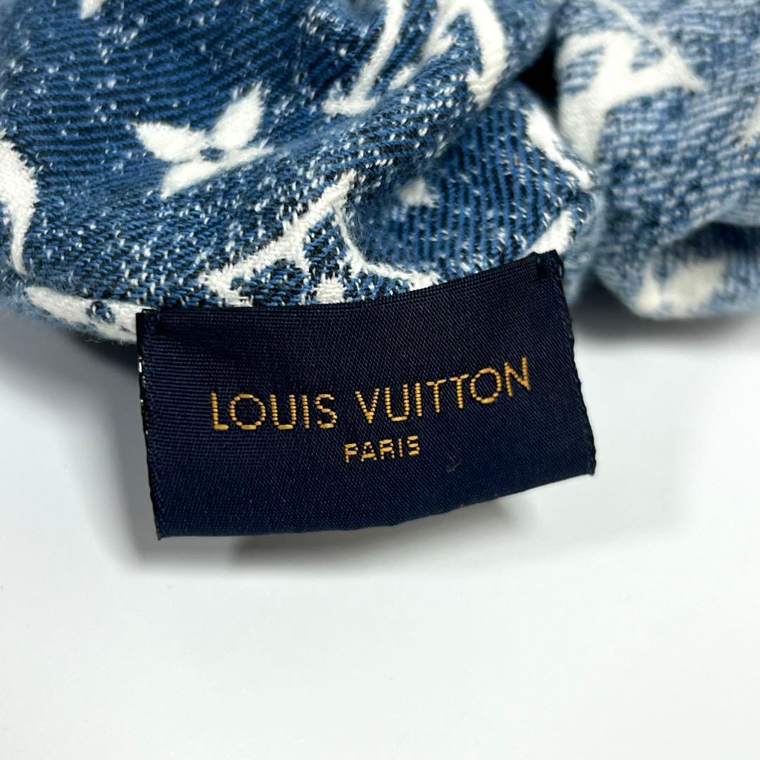 未使用級✨正規品 LOUIS VUITTON デニムシュシュ モノグラム