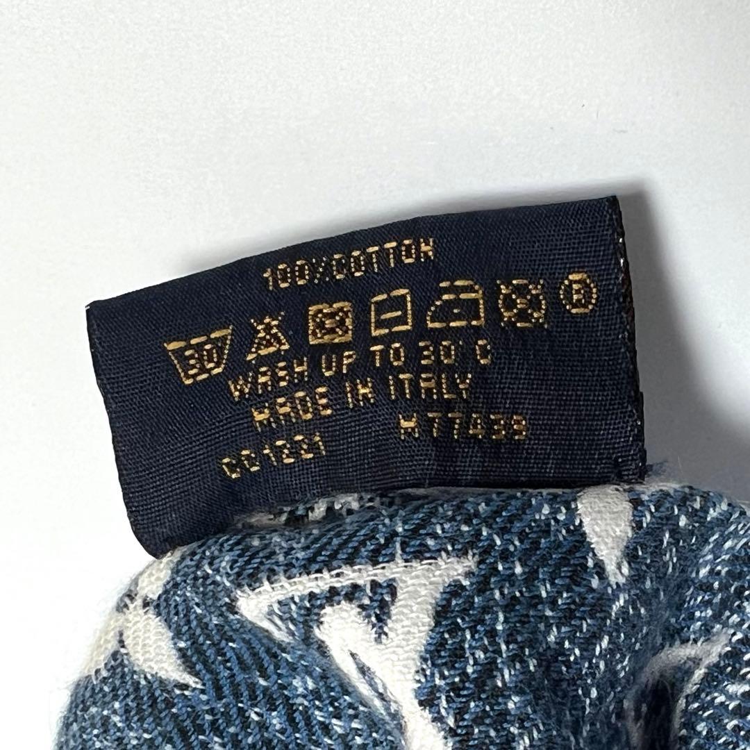 未使用級✨正規品 LOUIS VUITTON デニムシュシュ モノグラム