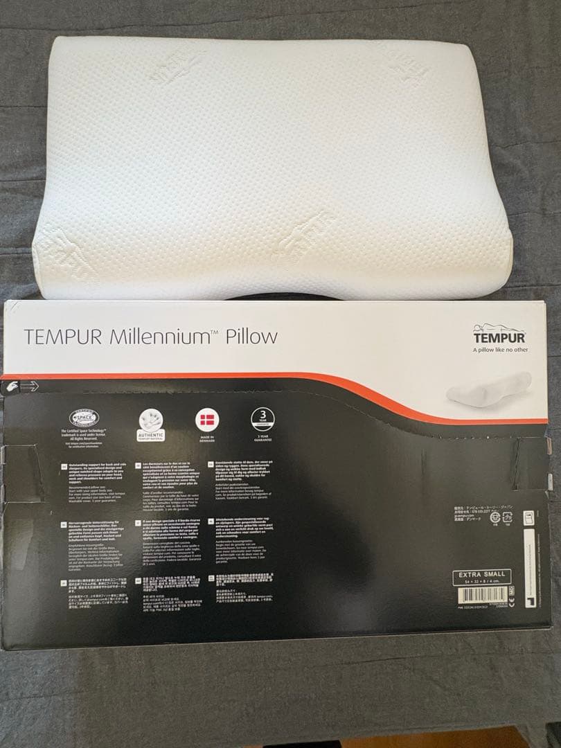 【新品・未使用品】テンピュール　ミレニアムネックピロー　XS