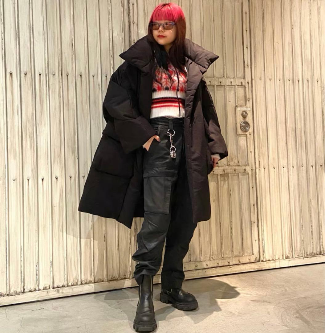 ✨新品✨ディーゼル　ビックシルエット 中綿コート　ブラック　XXS