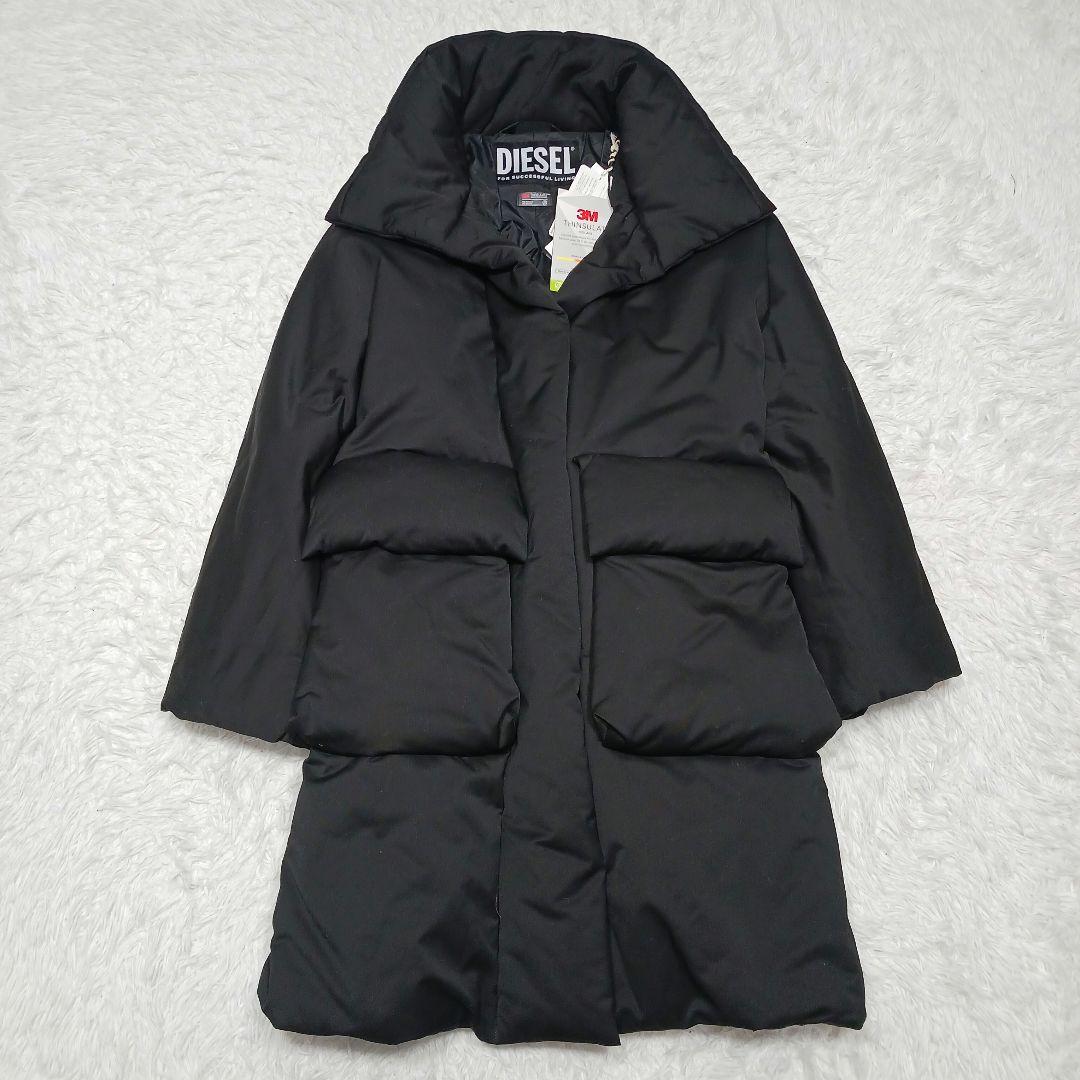 ✨新品✨ディーゼル　ビックシルエット 中綿コート　ブラック　XXS
