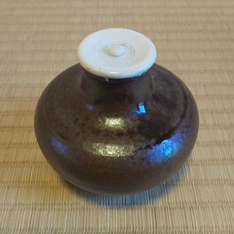 A 44     茶道     茶入   唐物  ( 未使用品 )