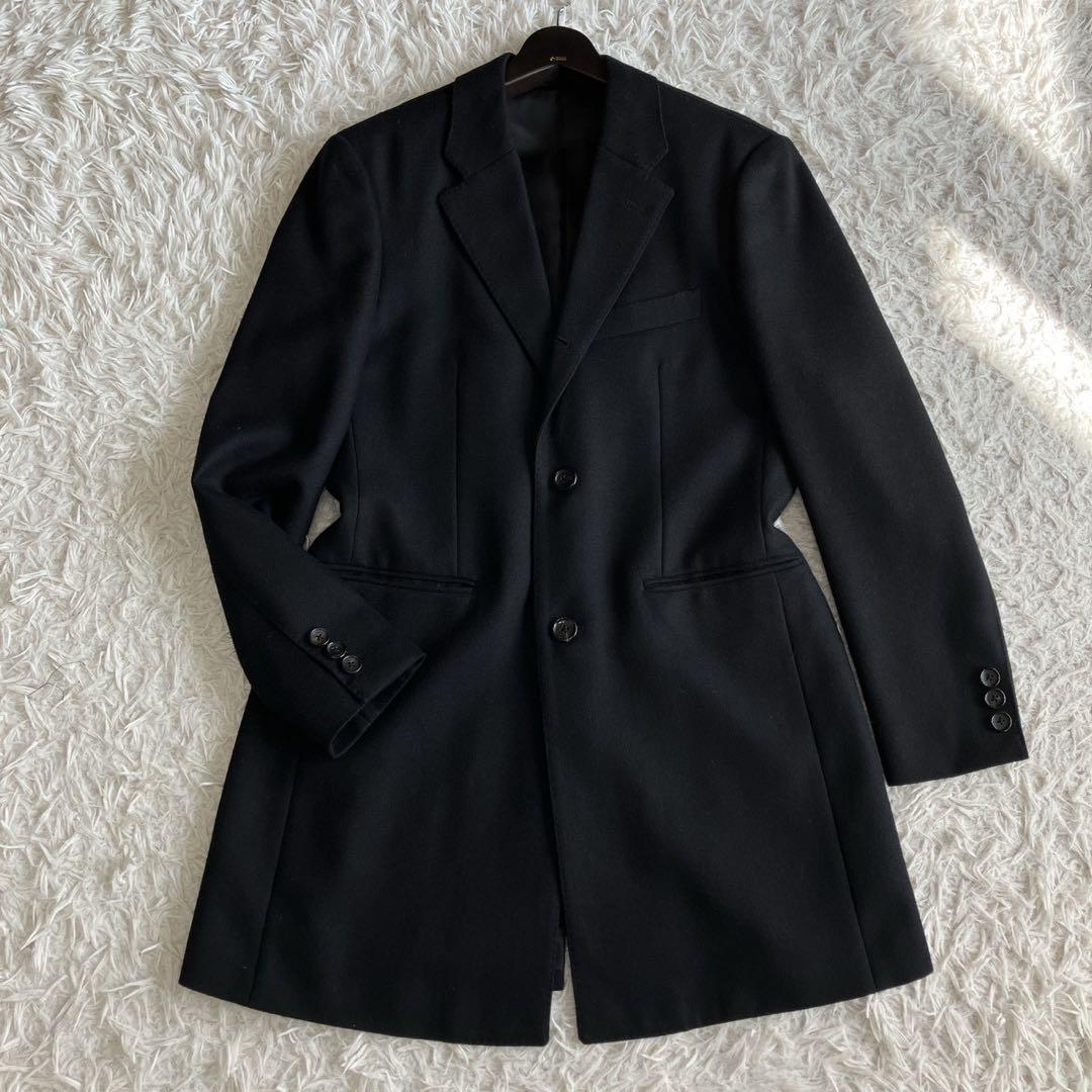 ◎極美品 タケオキクチ ドーメル 高級生地 大人コーデ 黒 シャドーロゴ M1