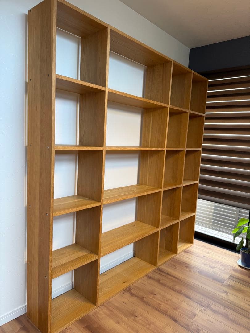 無印良品　スタッキングシェルフ　幅200×奥行２８．５×高さ200ｃｍ