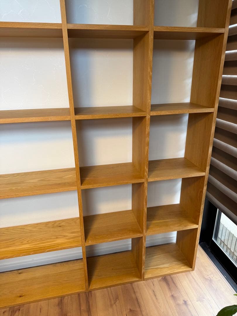 無印良品　スタッキングシェルフ　幅200×奥行２８．５×高さ200ｃｍ